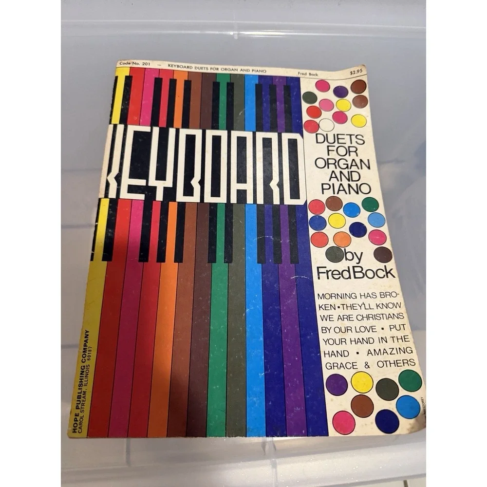 Keyboard Duets for Organ and Piano songbook arranged by Fred Bock